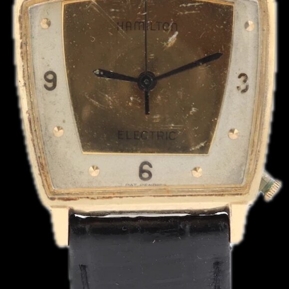 Vintage Hamilton Everest Men's Electric Wristwatch Quartz Conversion 10k GF - Picture 4 of 5